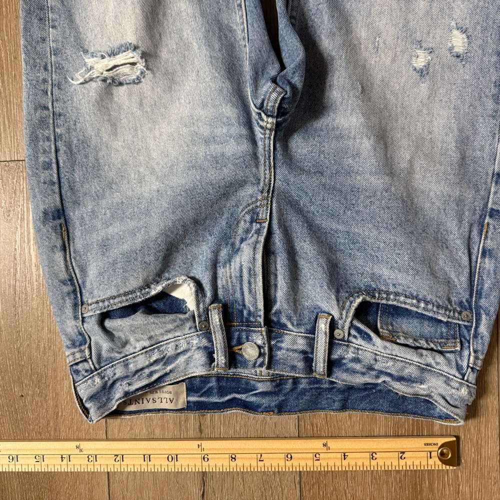 All Saints Vintage Blue Ankle Jeans - Picture 9 of 13